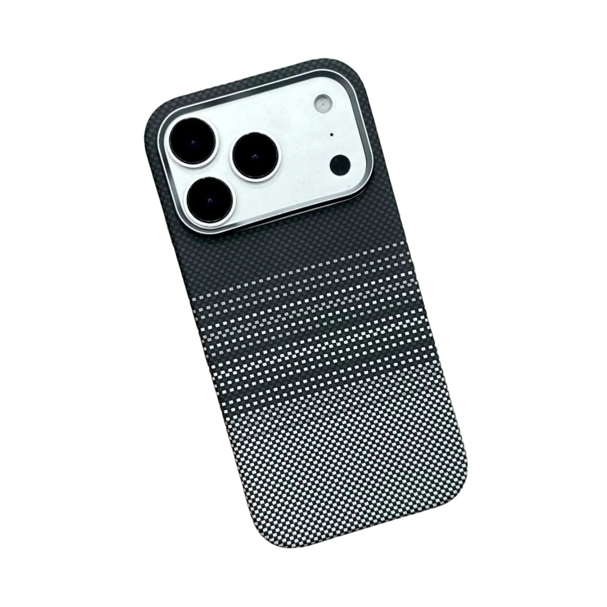 Black Knit MagSafe Case iPhone – Black Knit Texture Front View