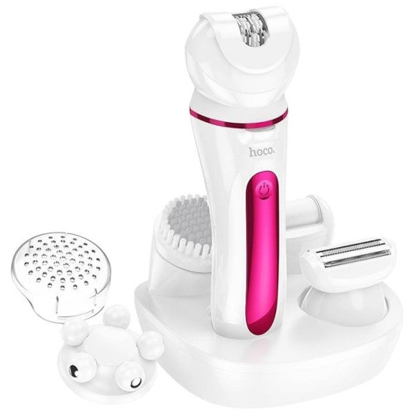 HOCO DAR76 5-in-1 beauty epilator set front view