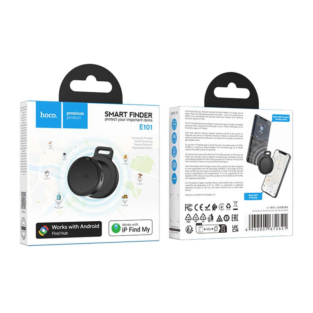 HOCO E101 tracker compact size detail