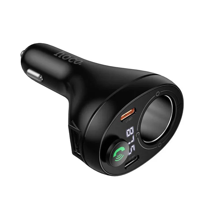 HOCO E88 USB charging ports and display detail