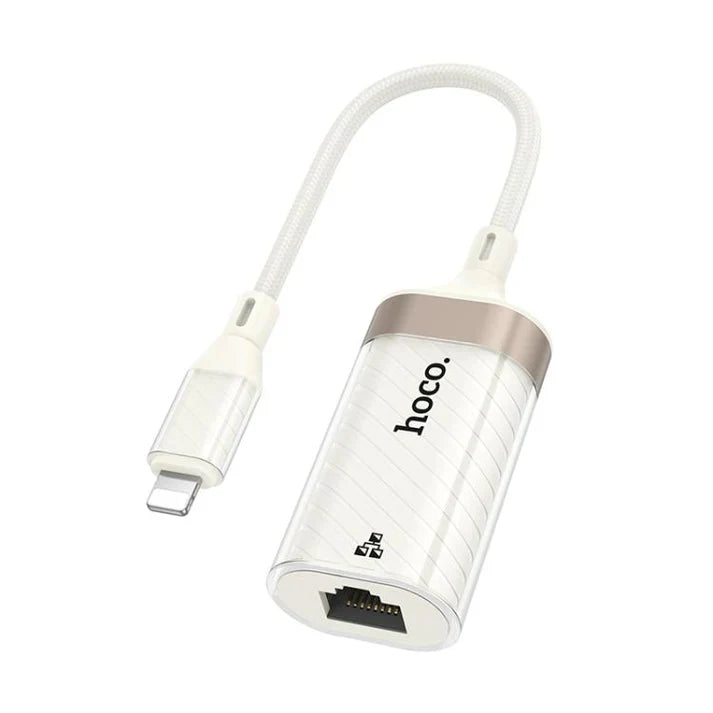 Hoco UA41B Lightning to RJ45 Ethernet adapter for iPhone and iPad
