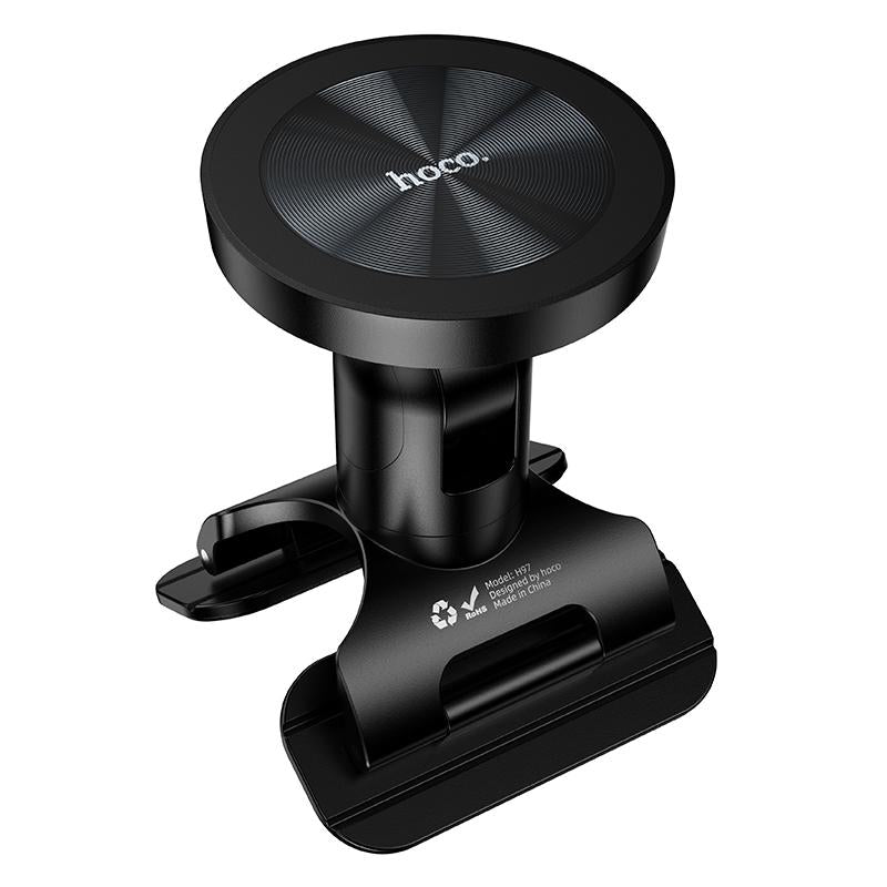 Compact magnetic phone holder for dashboard