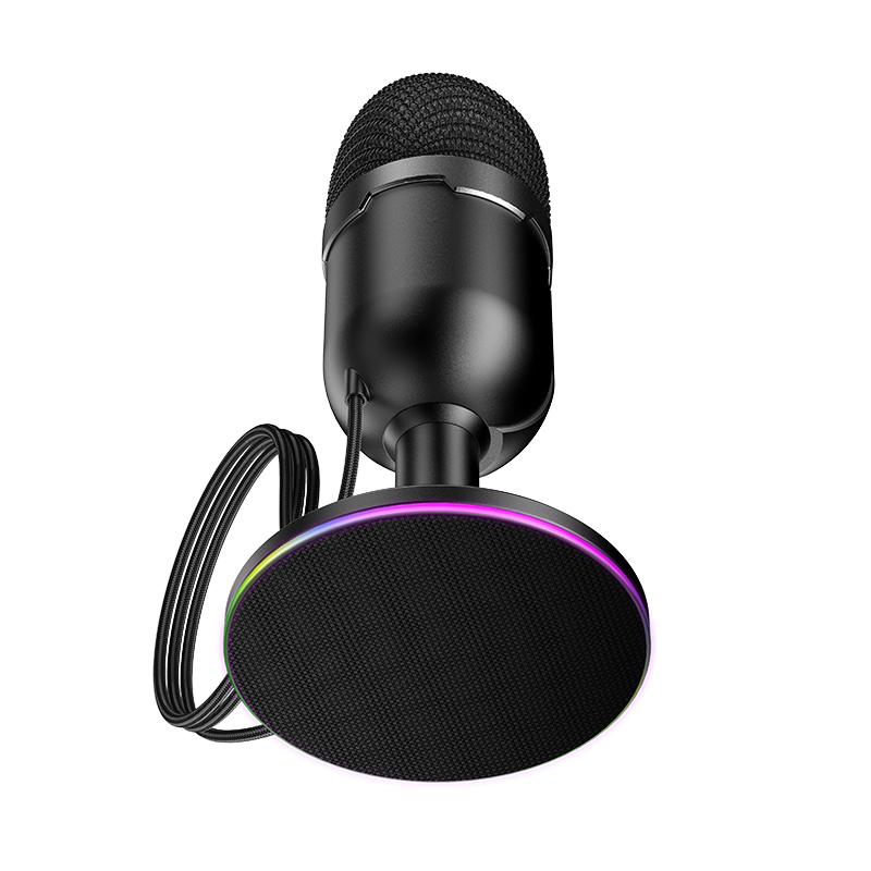 HOCO L25 streaming microphone with mute button and anti-slip base
