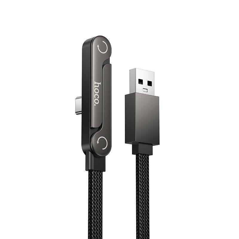 USB-A to USB-C Charging Cable with Phone Holder 36W 1.2m HOCO U150