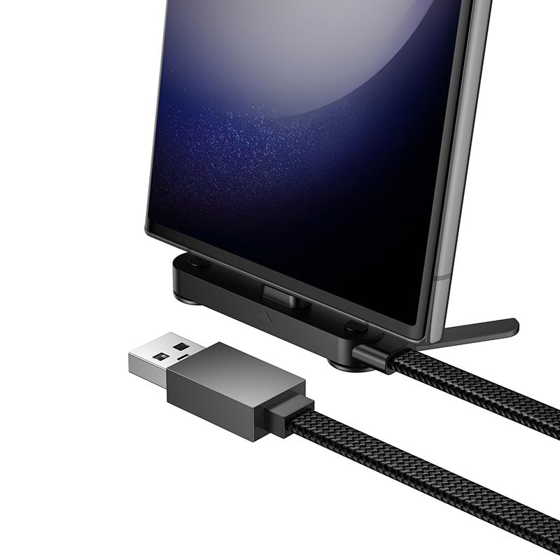 HOCO U150 angled USB-C cable for gaming and video watching
