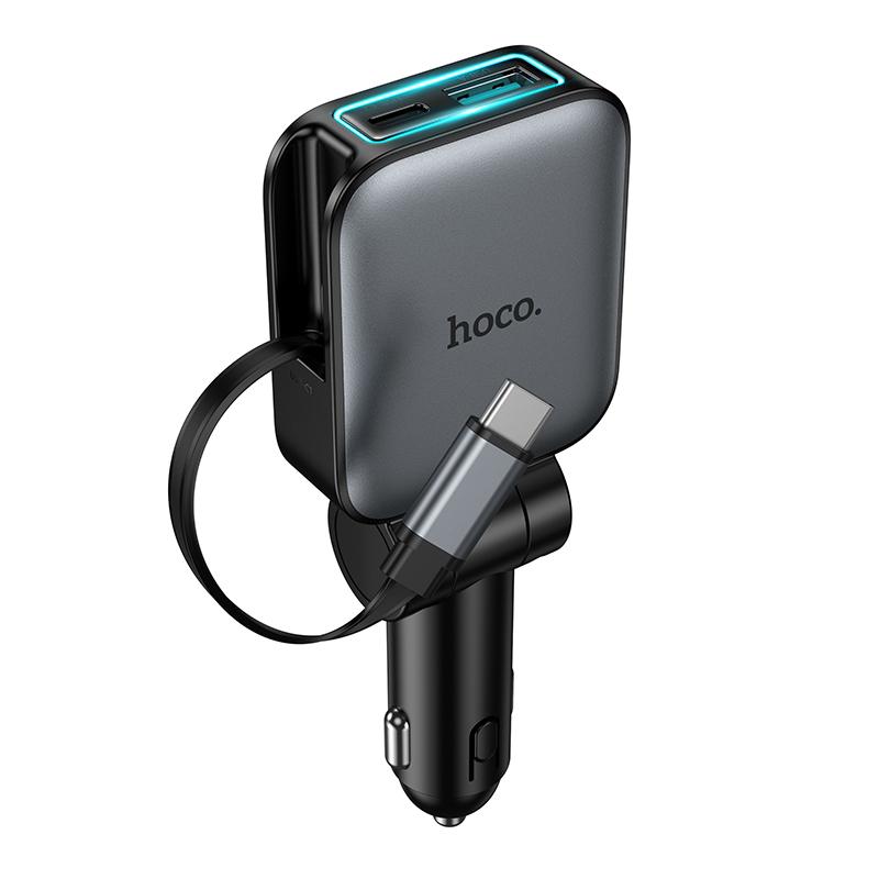 HOCO Z67 Triunfar PD60W car charger ports