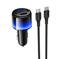 HOCO Z69B 57W Car Charger Set with USB-C Cable
