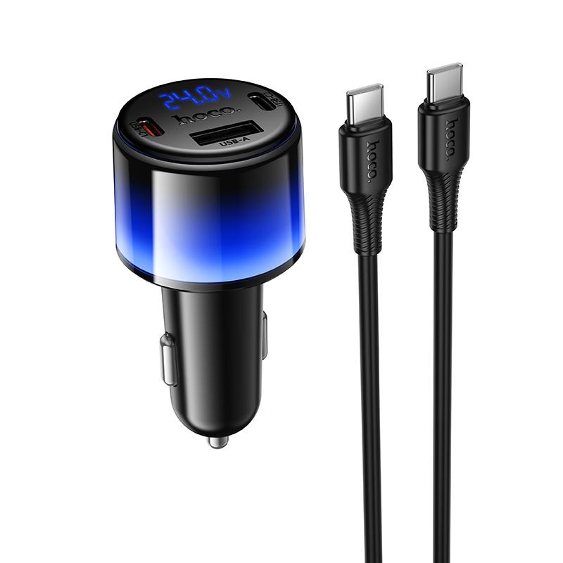 HOCO Z69B 57W Car Charger Set with USB-C Cable