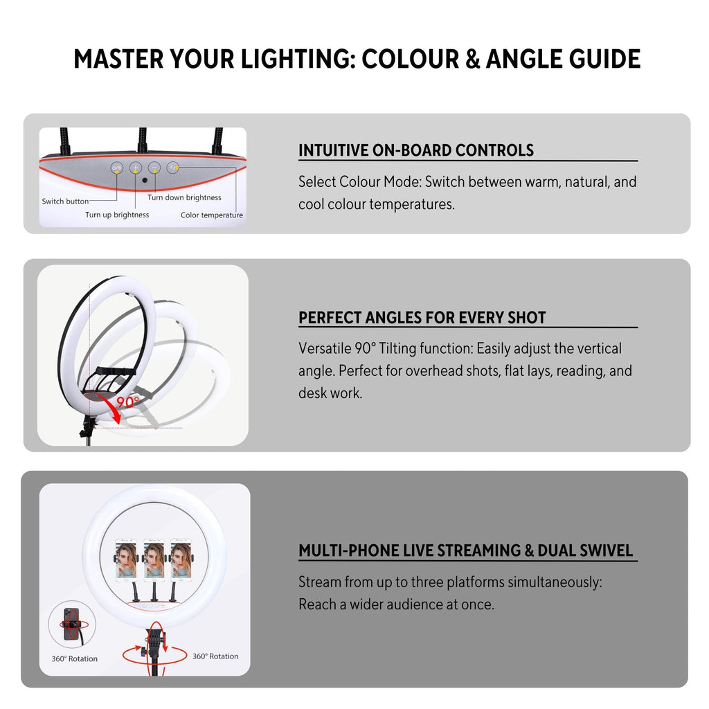 Eson LJJ-56 ring light with remote control