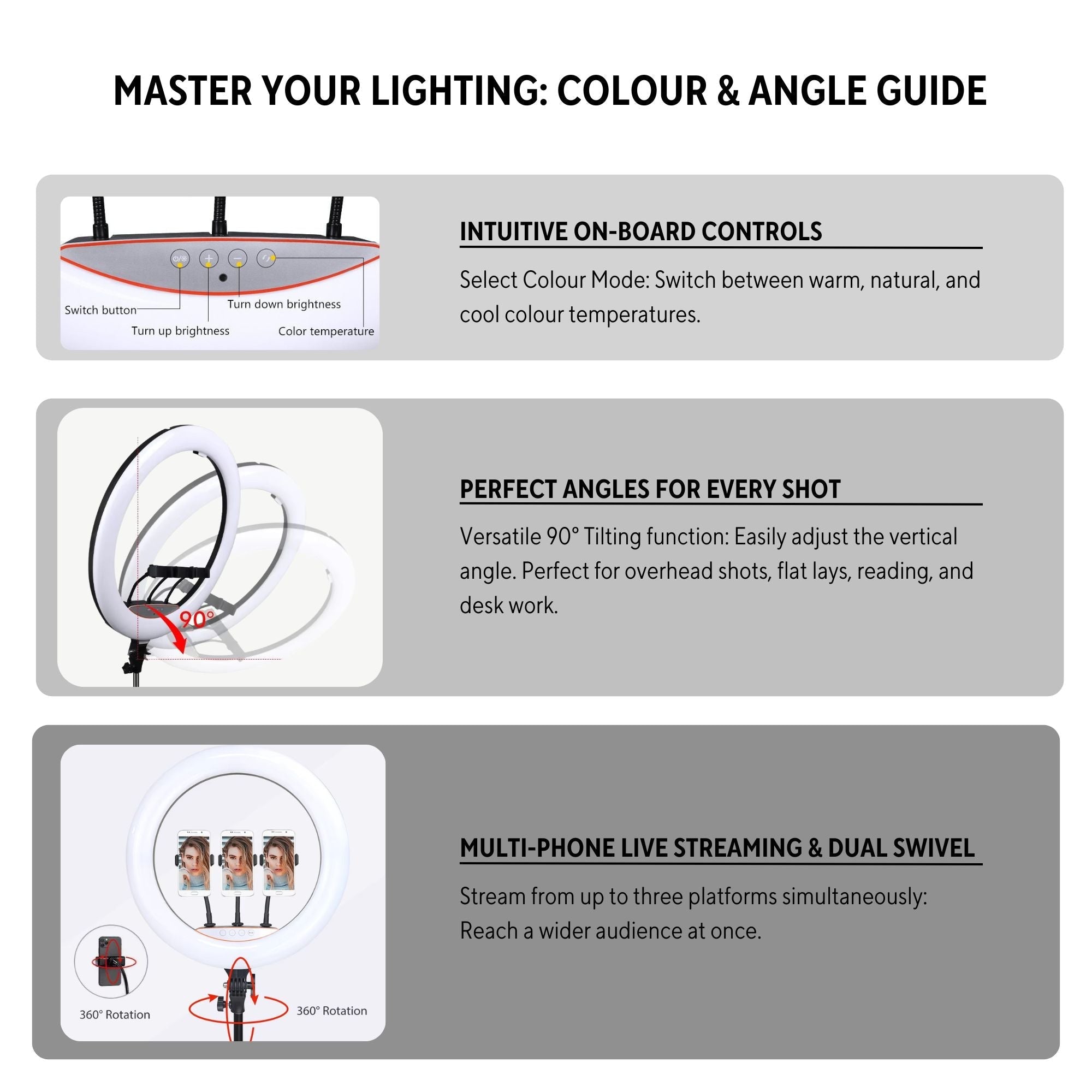 Eson LJJ-56 ring light with remote control