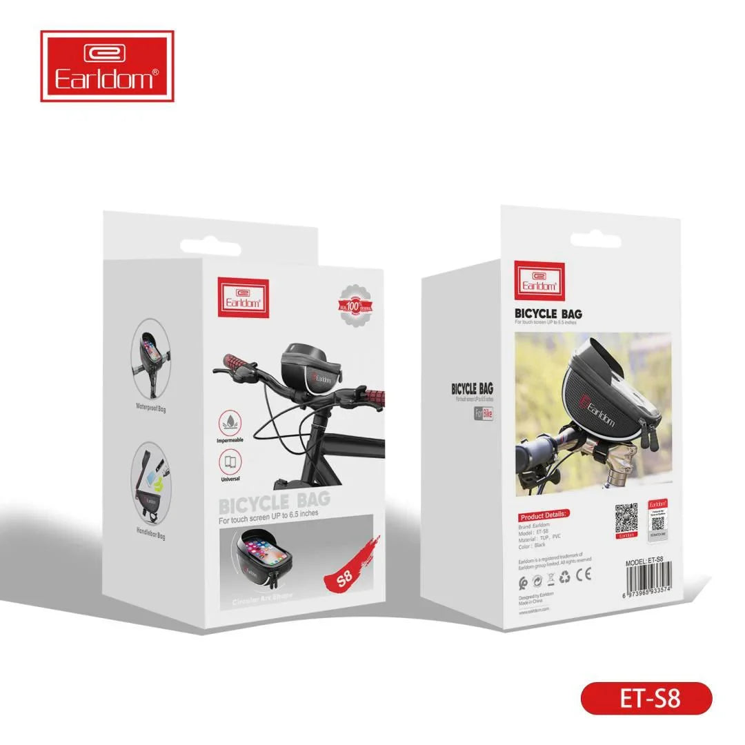Earldom S8 motorcycle phone holder packaging box