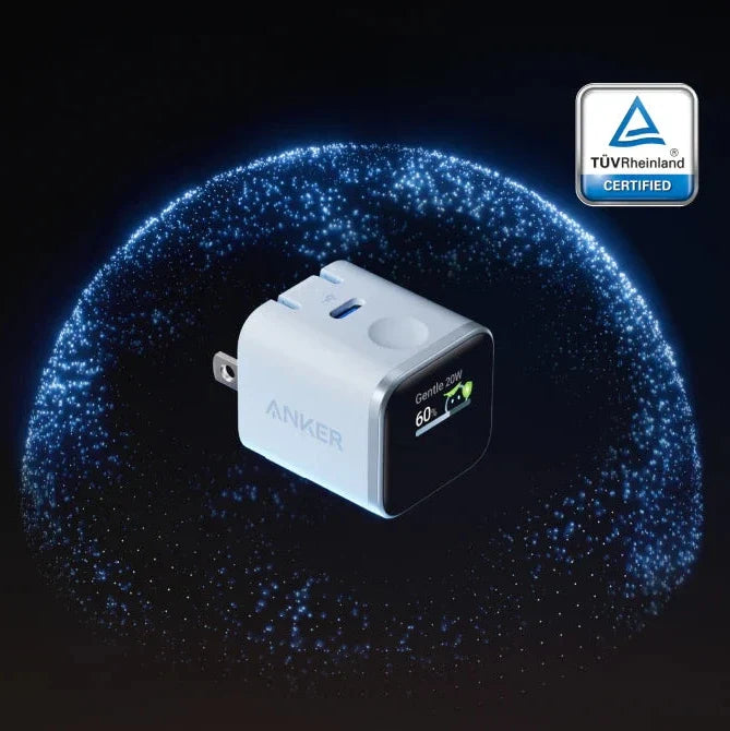 Anker Nano 45W – Smart Display Screen Detail