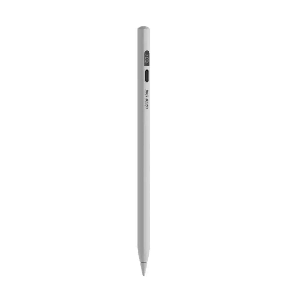 Green Lion stylus pencil OLED battery display detail