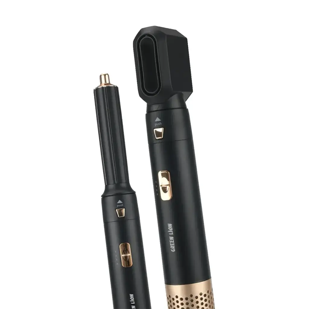 Green Lion hair styler 5 interchangeable nozzle heads