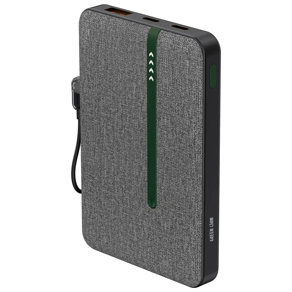 Green Lion Kyoto 10000mAh power bank compact design

