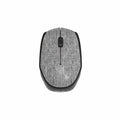 Green Lion G100 wireless mouse gray front view ergonomic