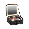 Green Lion makeup organizer with 4K LED mirror – 72 LED beads