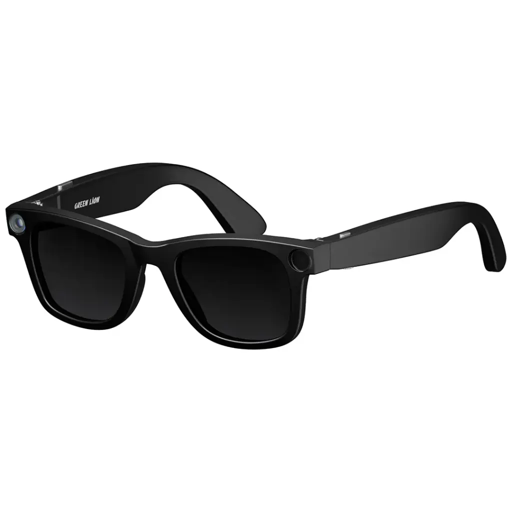 Smart glasses recording video POV outdoor
