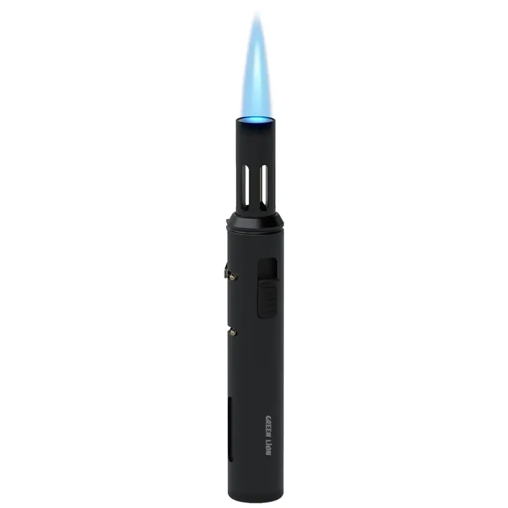Green Lion Storm Lighter X black torch lighter windproof flame
