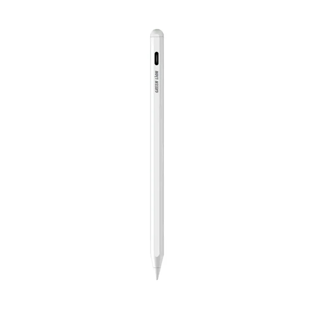 Green Lion Stylus Pen Pro iPad front view white