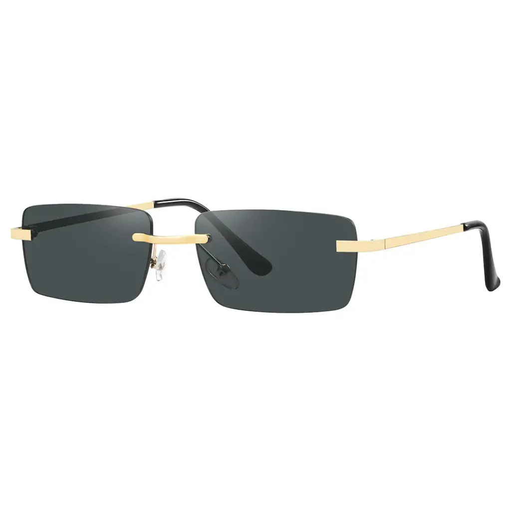 Green Lion Vallegio sunglasses with metal frame design

