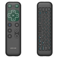 Green Lion wireless remote with keyboard and air mouse compact design