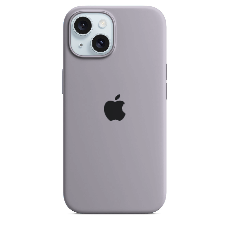 iPhone XR Silicone Case – Baby Blue Microfiber Lined