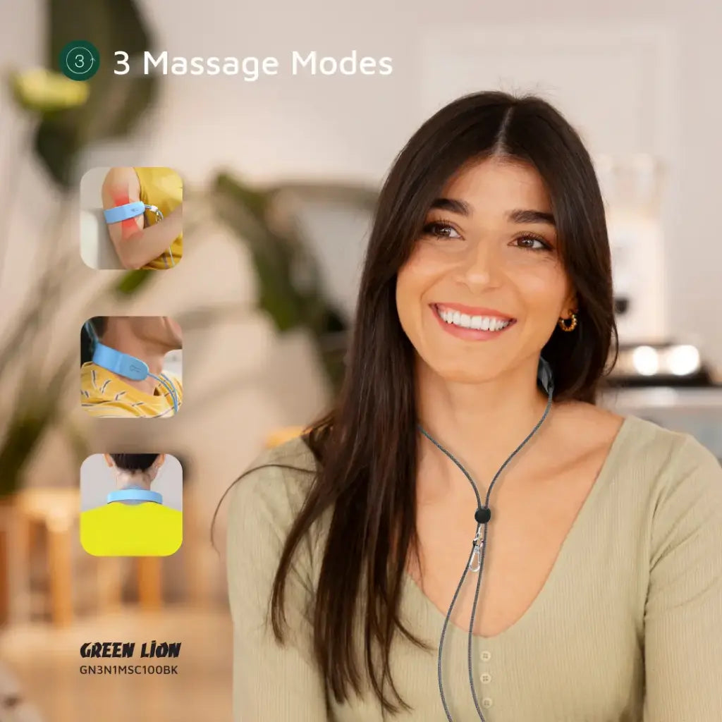 Green Lion 3 in 1 massager cable PD 100W with USB-C fast charging
