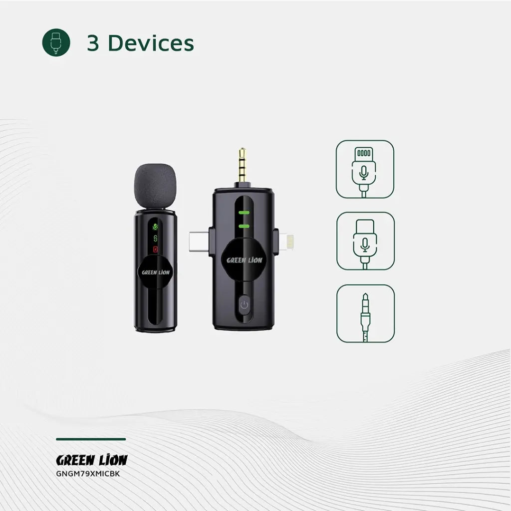 Green Lion GM-79X microphone connector type close-up