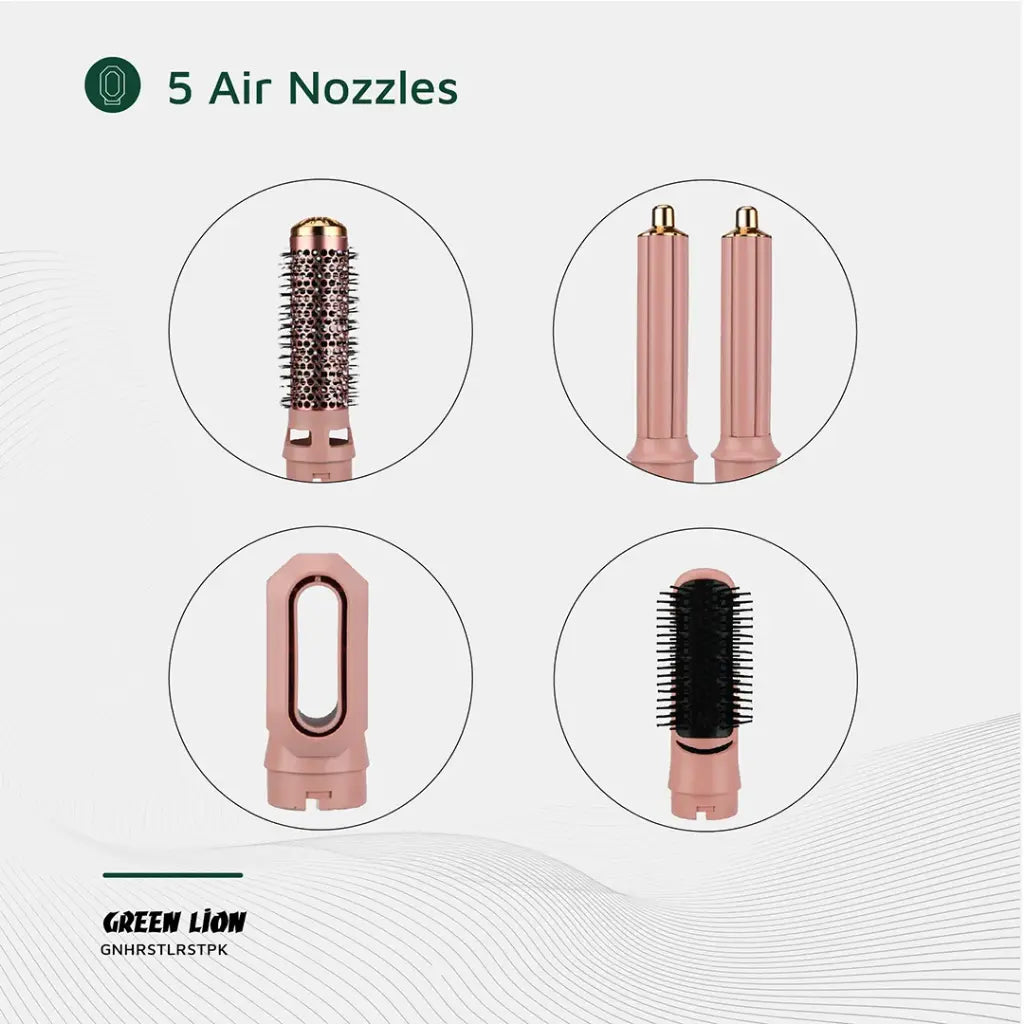Green Lion hair styler black and pink color options
