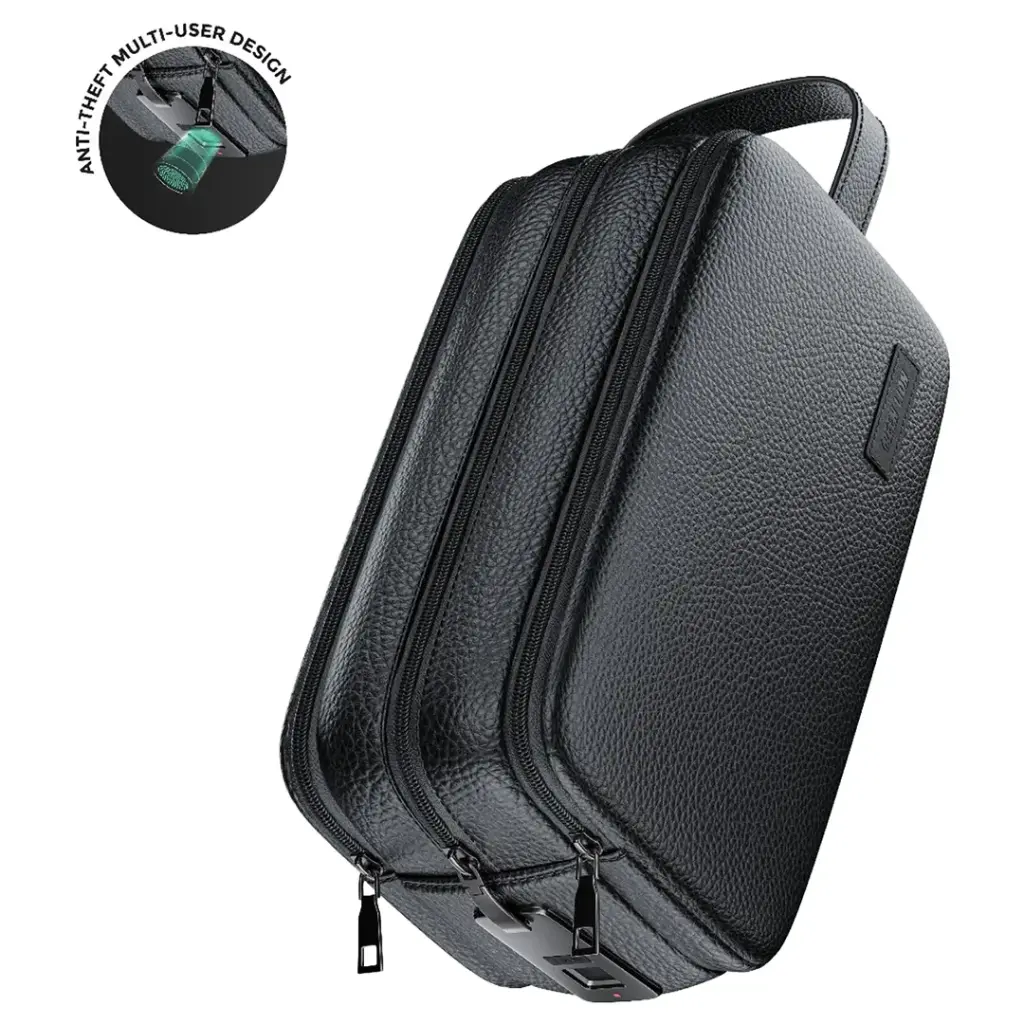 Green Lion Lyon Plus Fingerprint Handbag – Fingerprint Sensor Close-up