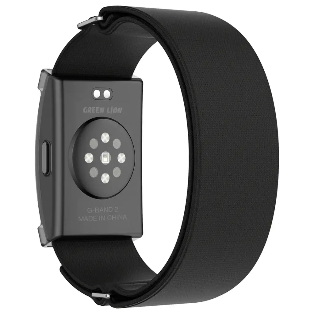 Lightweight Green Lion smart fitness band for sports and health monitoring
