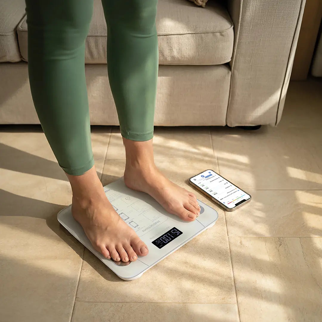 Green Lion GBC-200 Smart Body Scale White – LCD Display