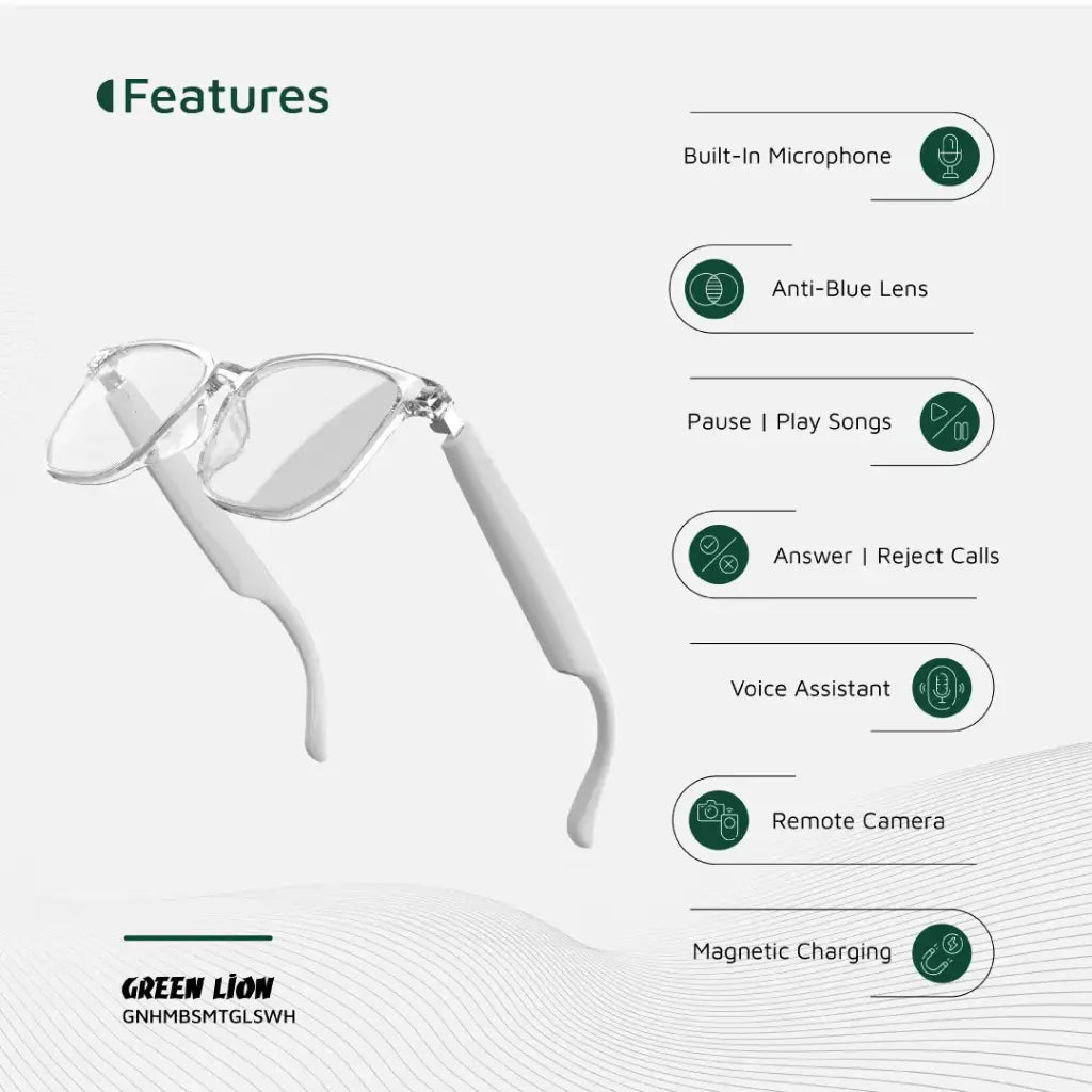 Green Lion Hamburg Smart Glasses – All Colors