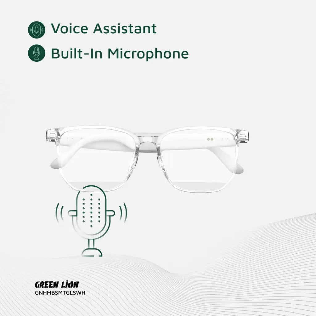 Green Lion Hamburg Smart Glasses – Magnetic Charging Port