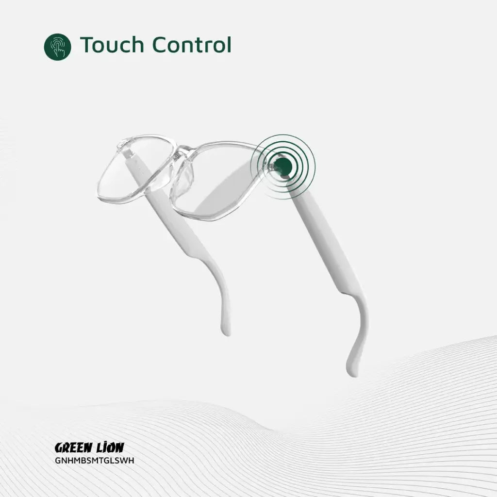 Green Lion Hamburg Smart Glasses – On Face Front View