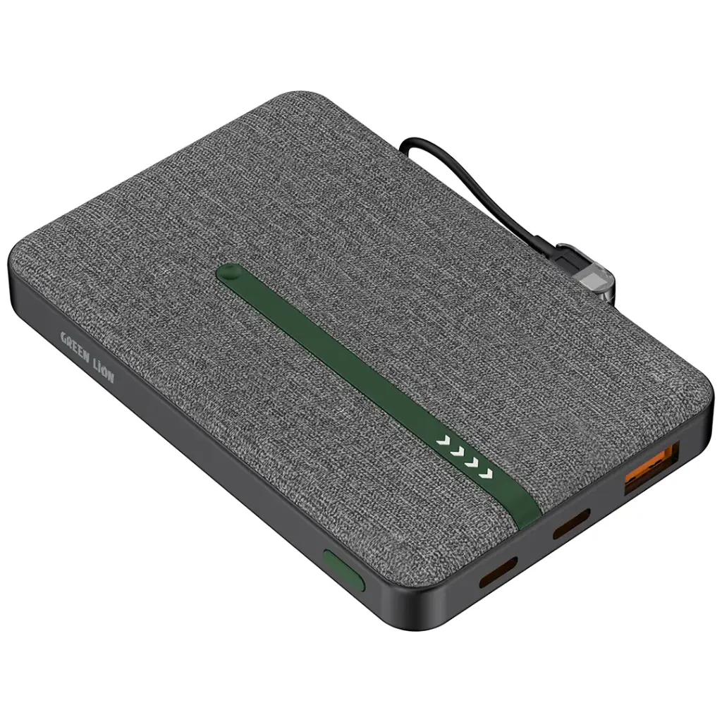 Portable fast charging power bank dual output ports
