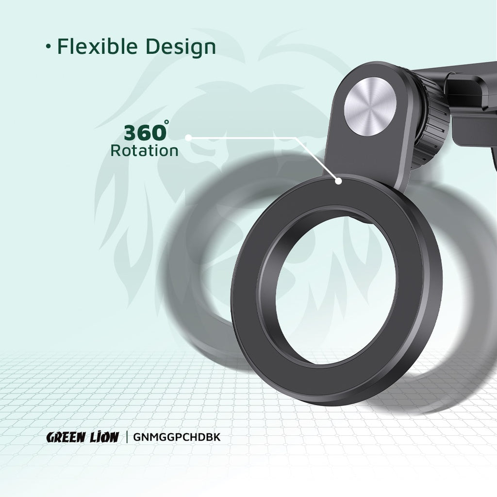 MagGrip car holder Green Lion with adjustable viewing angle
