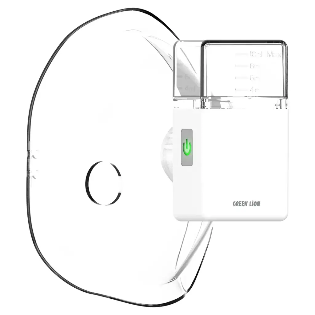 Green Lion USB rechargeable nebulizer with mouthpiece accessory
