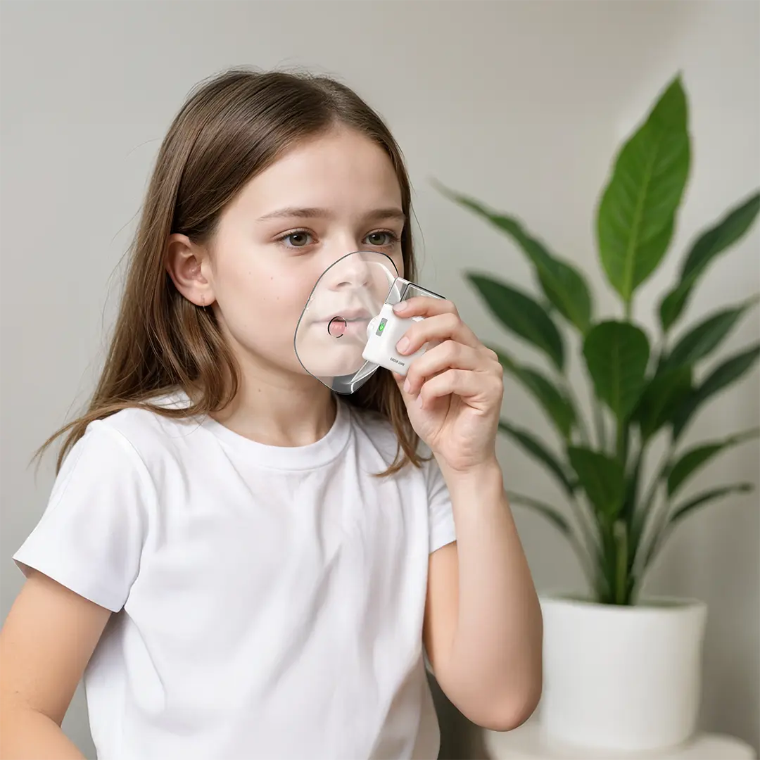 Mini ultrasonic nebulizer Green Lion quiet operation design

