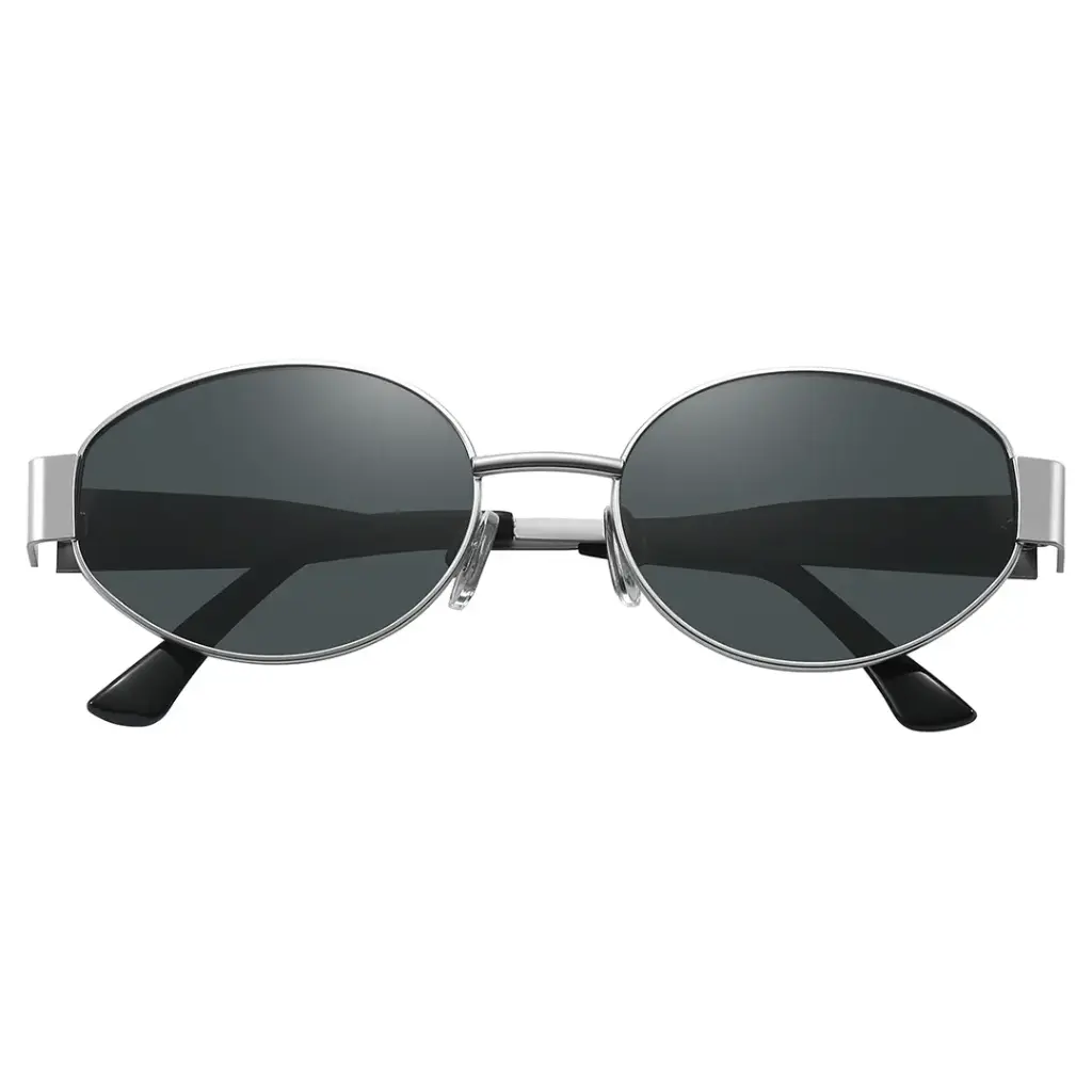 Green Lion Montara sunglasses worn outdoors in sunlight
