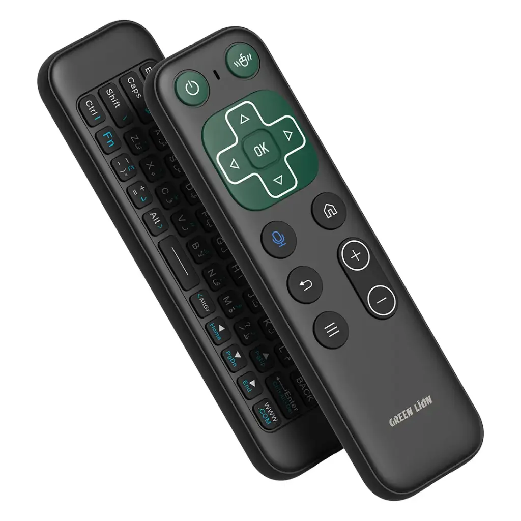 Smart TV remote Green Lion with keyboard and pointer control