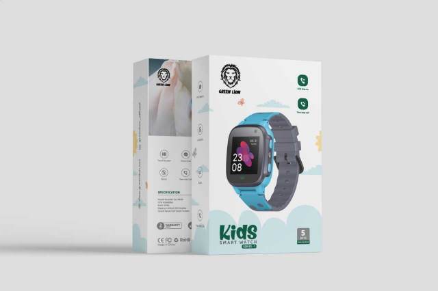 Green Lion Kids Smart Watch Series-1 – Side View