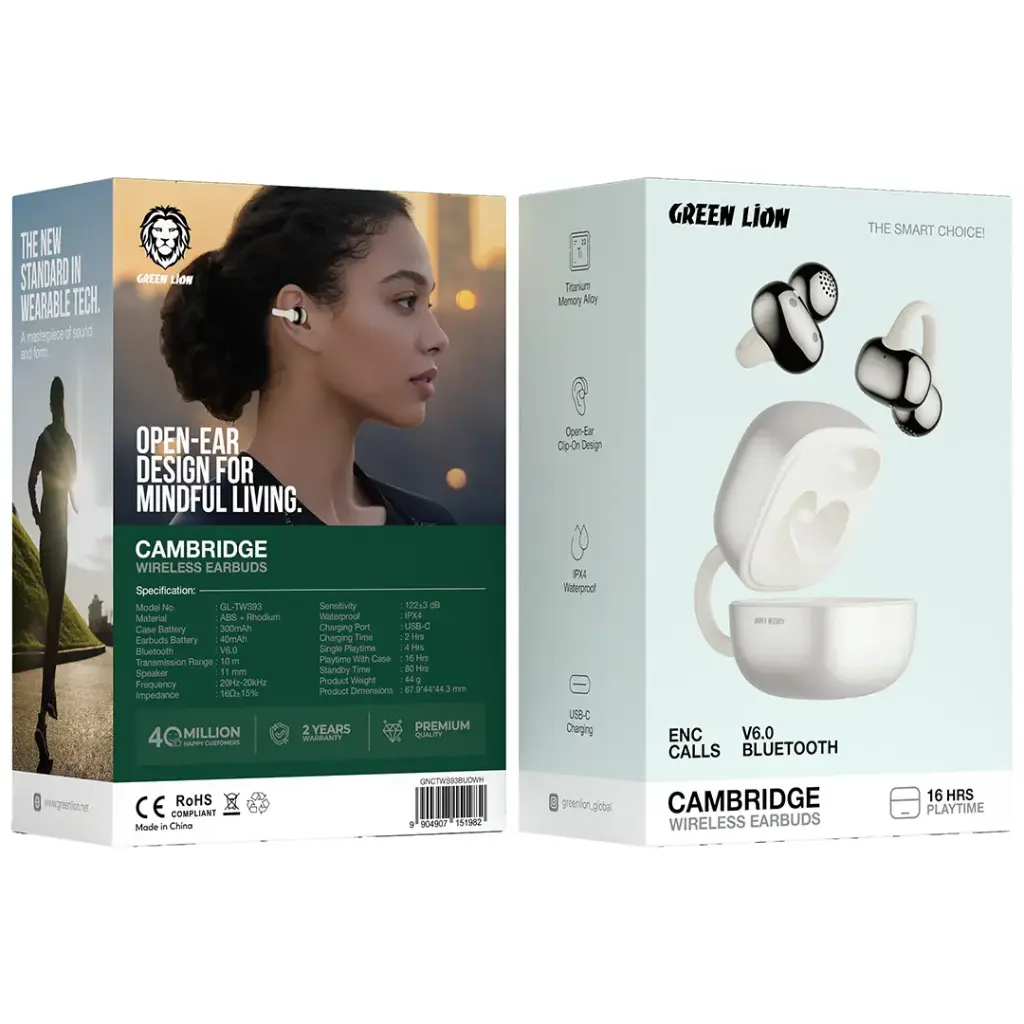 Green Lion Cambridge Wireless Earbuds