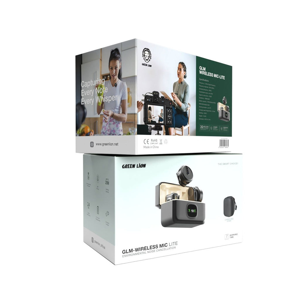 Green Lion GLM Wireless Mic Lit - Black