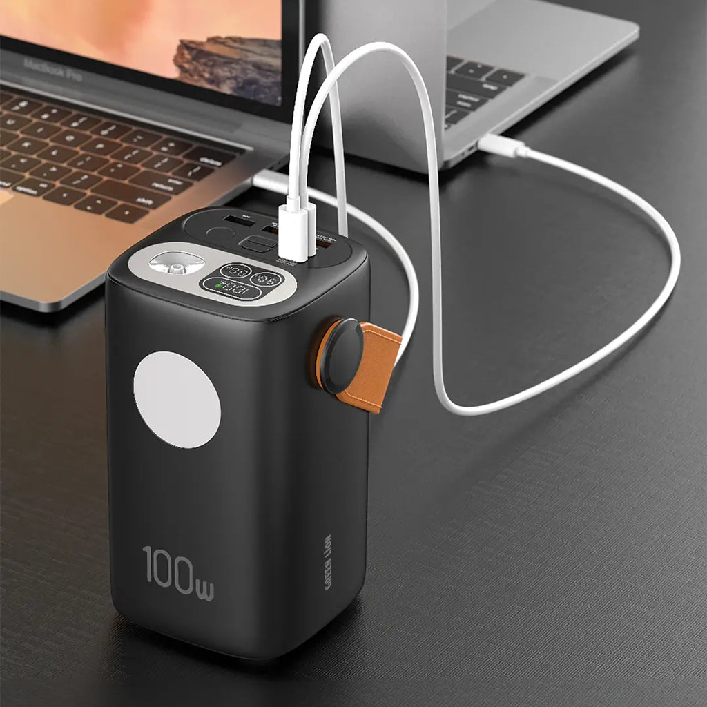 Green Lion Hyper Core 60 power bank LED flashlight and PD 100W charging