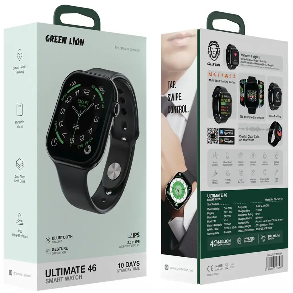 Green Lion Ultimate 46 Smart Watch