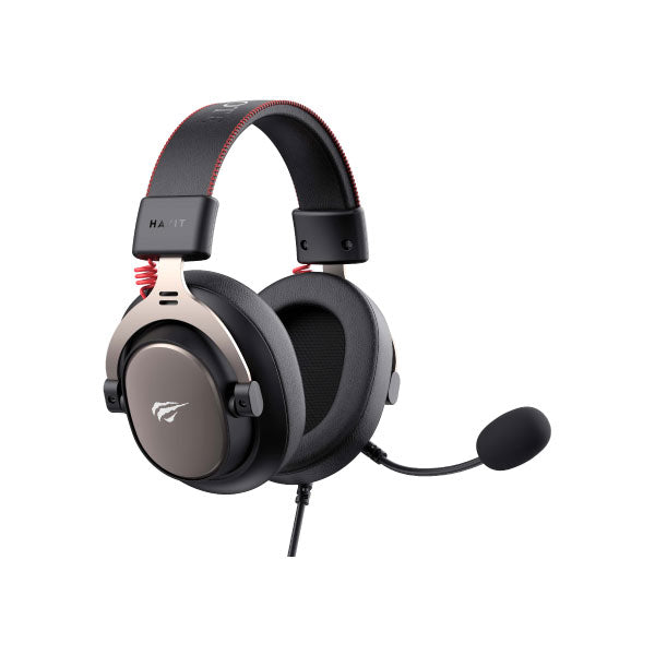 Havit Gamenote H2015E wired gaming headset front view black