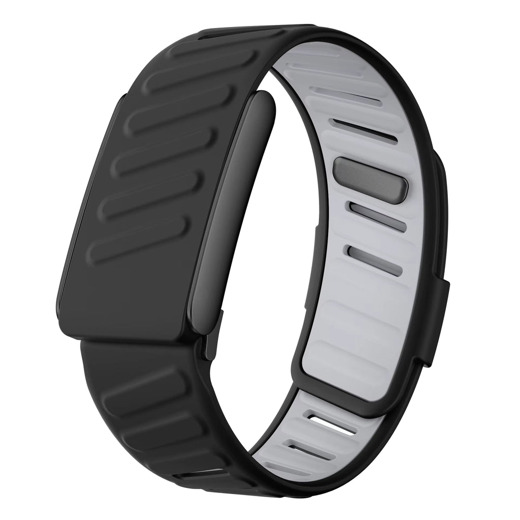 Whoop 4.0 two-color silicone band front view