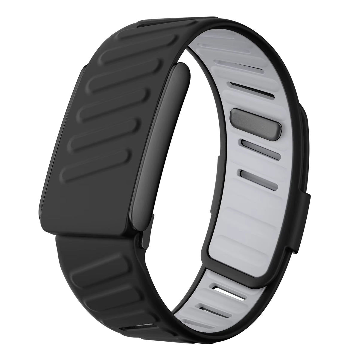 Whoop 4.0 two-color silicone band front view